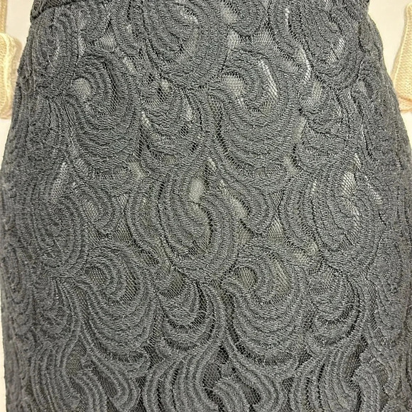 NWOT Lord & Taylor  lace covered pencil skirt - Picture 2 of 8